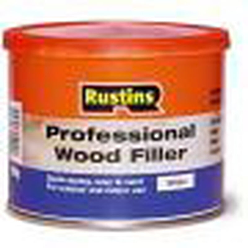 Rustins Professional Wood Filler 500g White