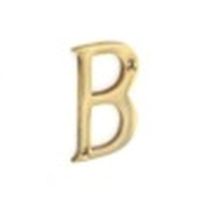 Securit Brass Letter B 50mm - Pack of 5