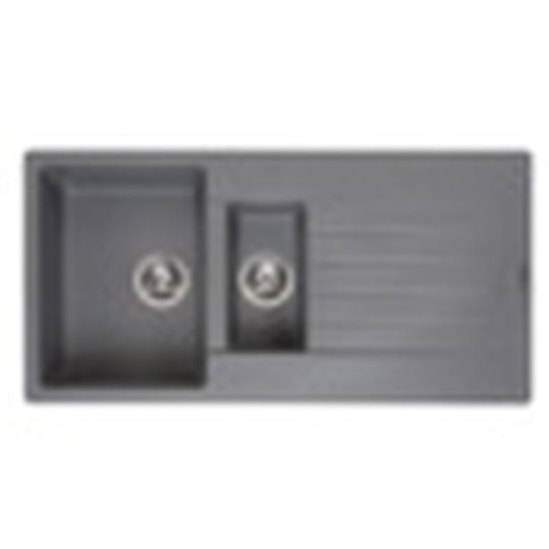 Reginox Grey Granite Sink 1.5 Bowl 1000 x 500mm