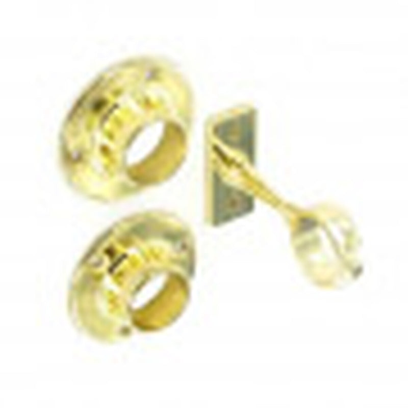 Securit 1 Centre & 2 End Sockets Brass Plated 19mm - Pack of 10