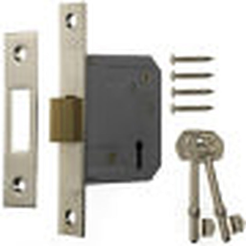 Era 3 Lever Mortice Deadlock 63mm Finish: Chrome Effect