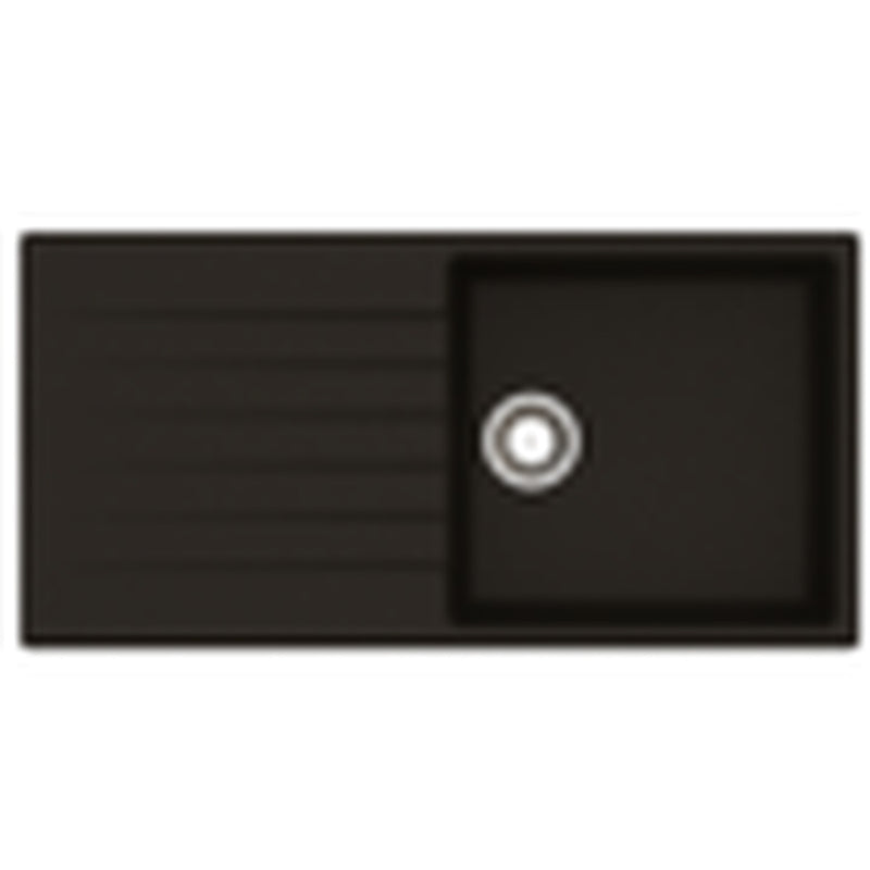 Reginox Black Granite Sink 1 Bowl 1000 x 500mm