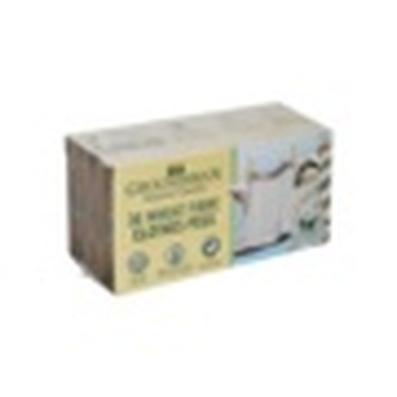 Groundsman Wheat Fibre Clothes Pegs Pack 36