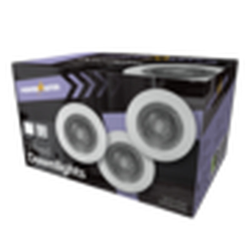 Powermaster 3 Pack Fixed GU10 Downlights White