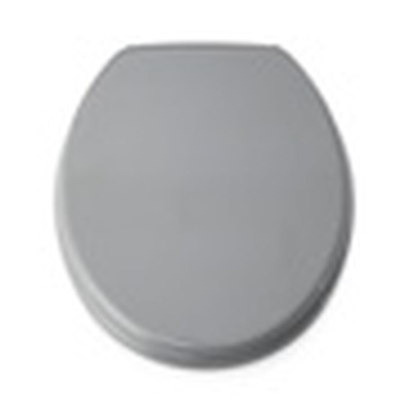 Blue Canyon MDF Toilet Seat With Stainless Steel Hinges Grey