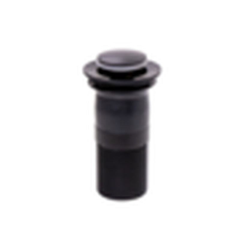 Top Fix Unslotted Basin Waste Matt Black