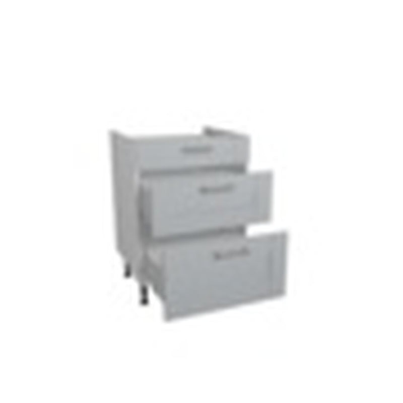 Gower Rapide+ Verona Grey 3 Drawer Unit 600mm