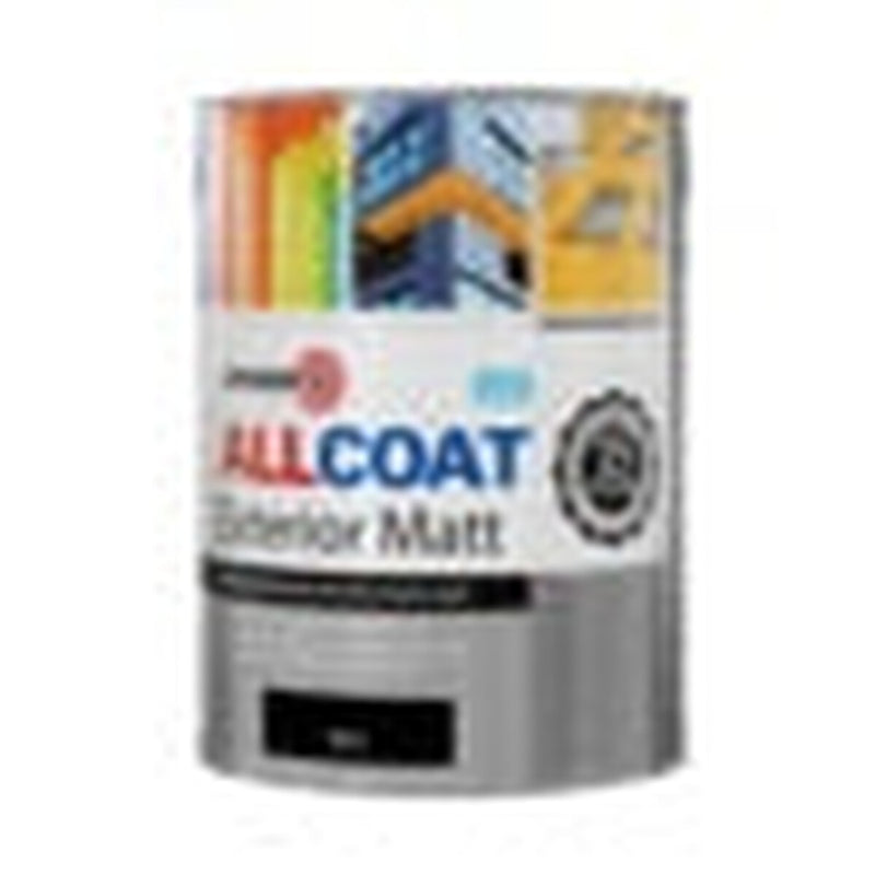 Zinsser Allcoat Exterior Water Based Matt Black 5L