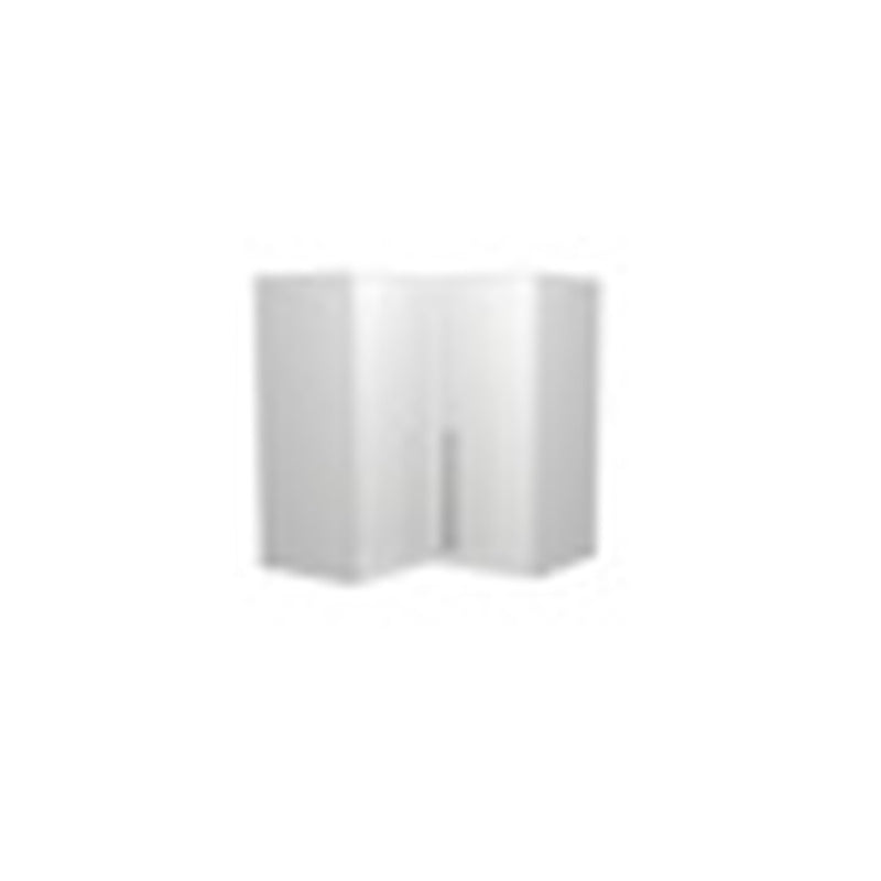 Gower Rapide+ Paris White L Shaped Corner Wall Unit 635mm