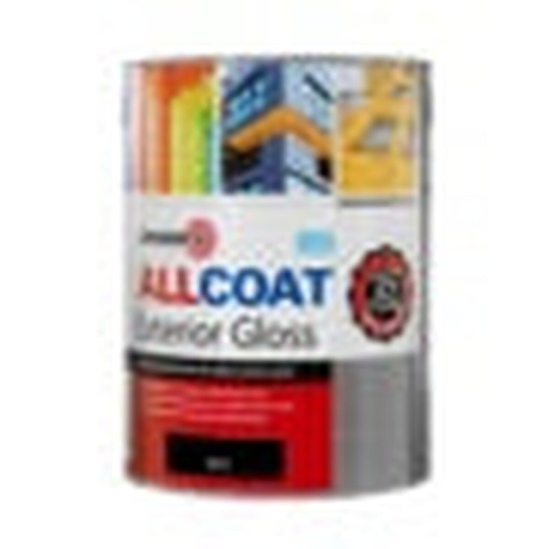 Zinsser Allcoat Exterior Water Based Gloss Black 5L