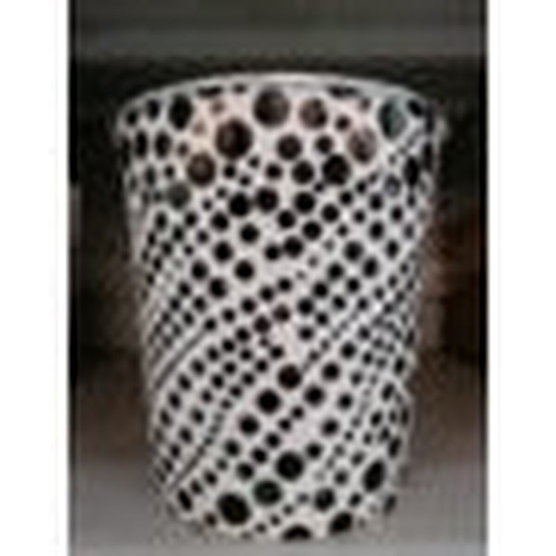 SupaHome Waste Bin Black Dots