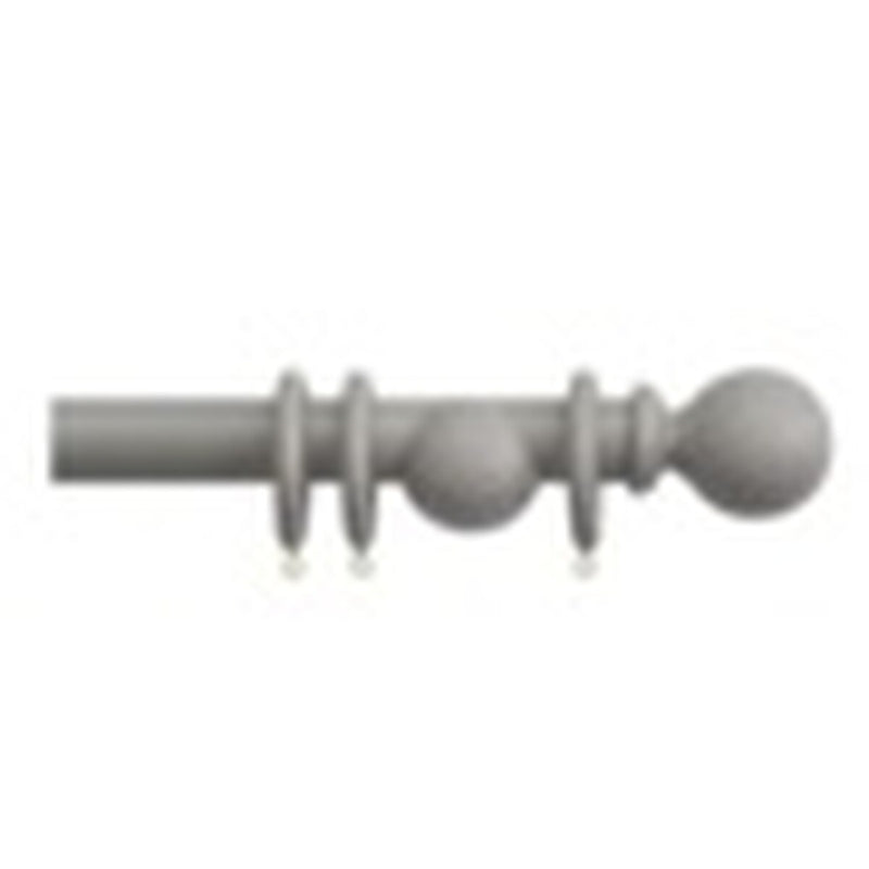 Jones Interiors Shore 35mm Wood Curtain Pole Kit Clay 300cm