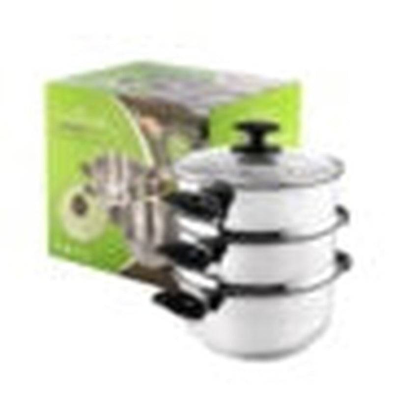 Pendeford Stainless Steel Collection 3 Tier Steamer 20cm