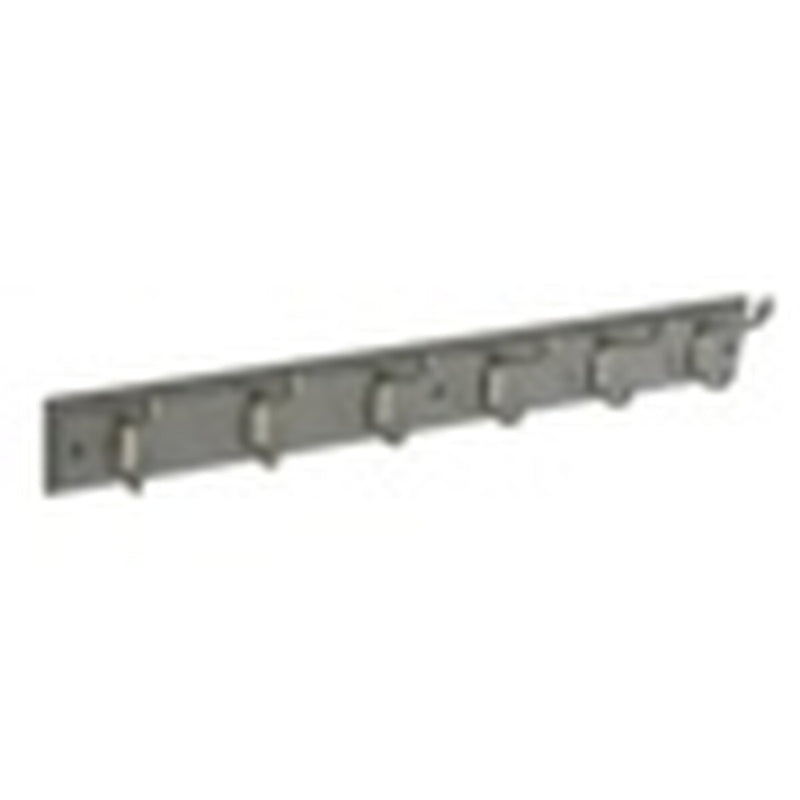 Securit Grey Hat & Coat Board 6 Satin Hooks