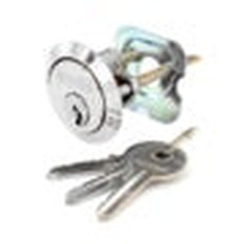 Securit Chrome Plated Spare Cylinder with 3 Keys Universal