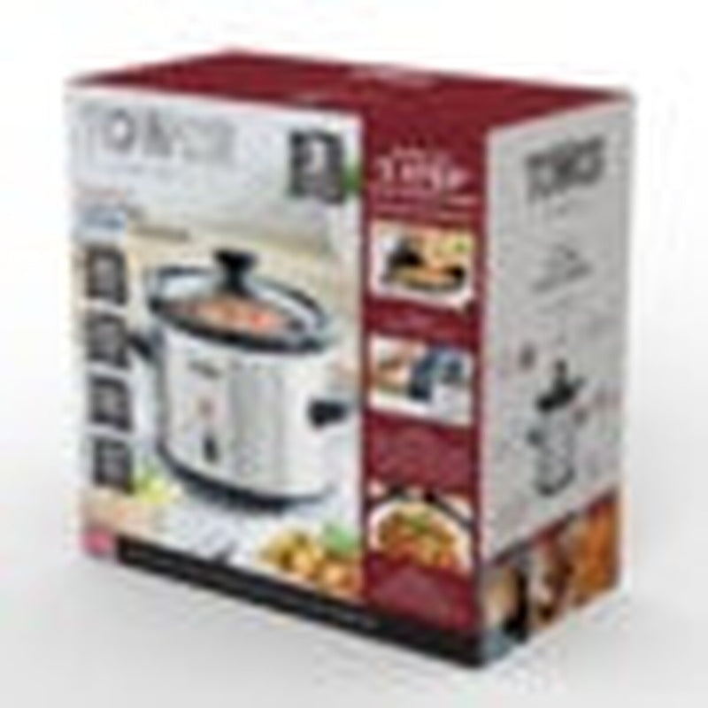 Tower Stainless Steel Slow Cooker 1.5L