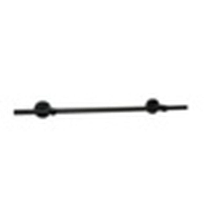 Croydex Flexi Fix Matt Black Epsom Towel Rail