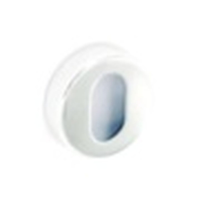 Securit Escutcheon Oval Lock Aluminium 50mm - Pack of 2