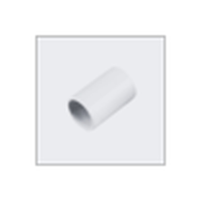 Davant Overflow Straight Connector White Pack 10 21.5mm