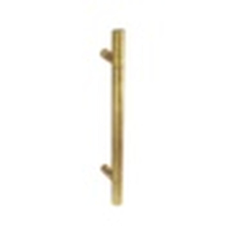 Securit Plain Bar Handle Antique Brass 128mm