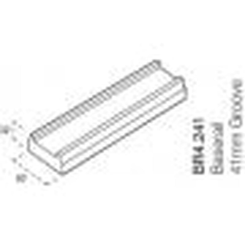 Cheshire Mouldings Oak Baserail 2.4m x 41mm