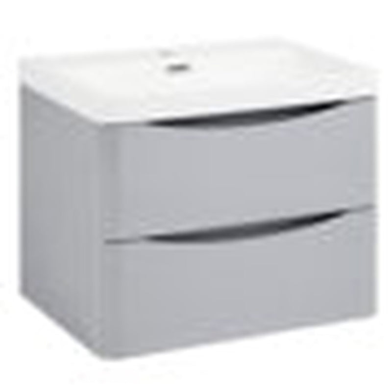 SP Ocata Grey Wall Hung Vanity Unit 600mm