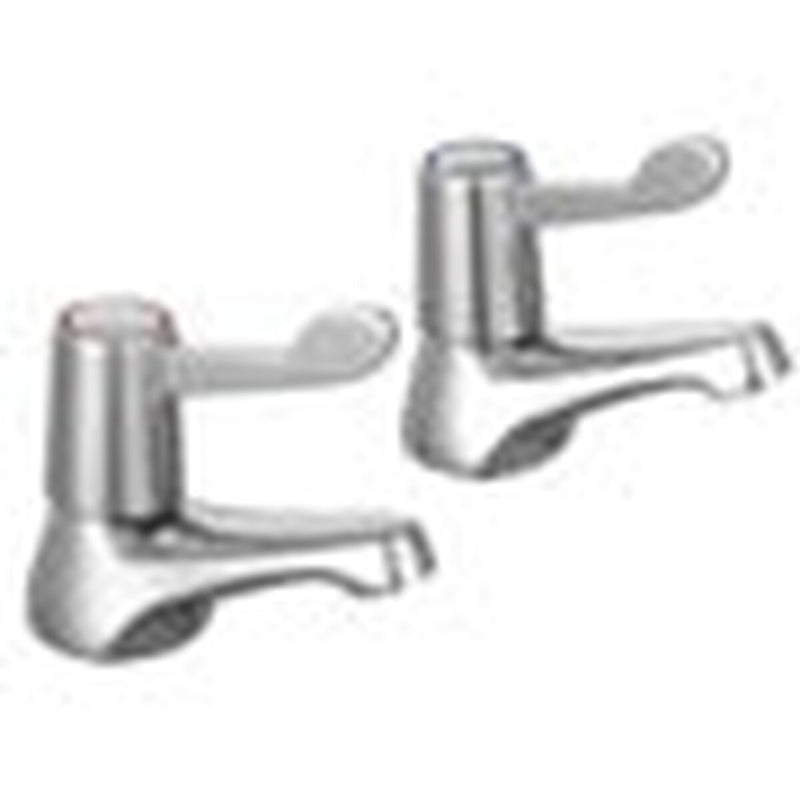 SupaPlumb Lever Bath Taps H: 98mm D:115mm Diameter: 44mm