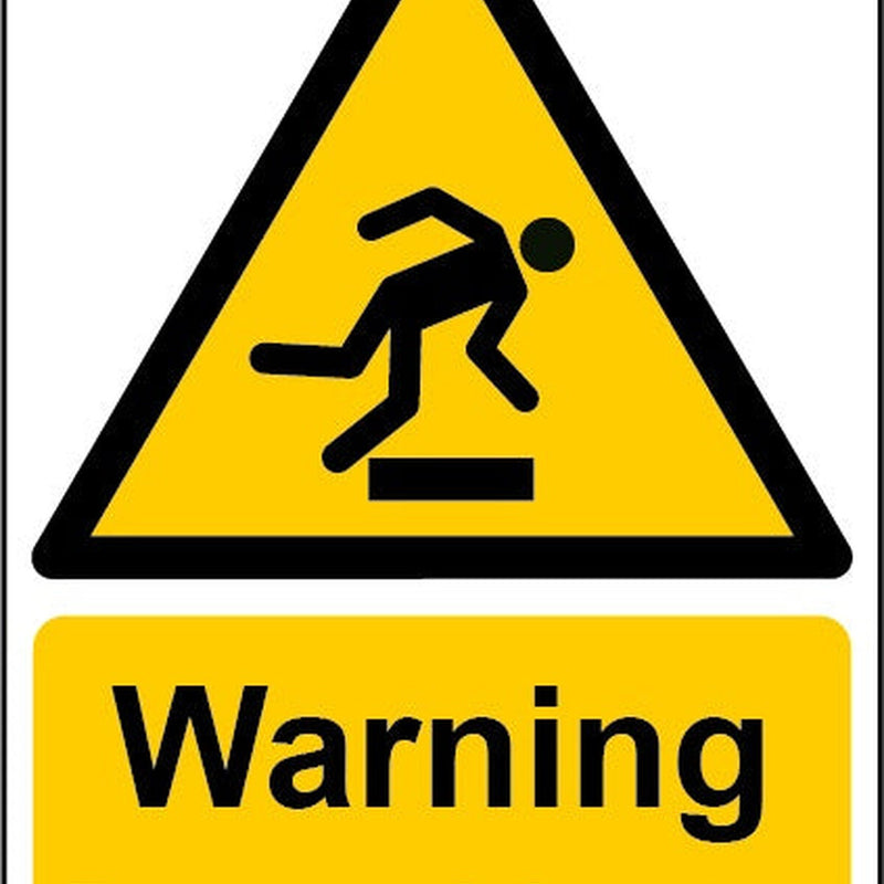 Smiths Architectural Danger Beware Step Sign 148mmx210mm