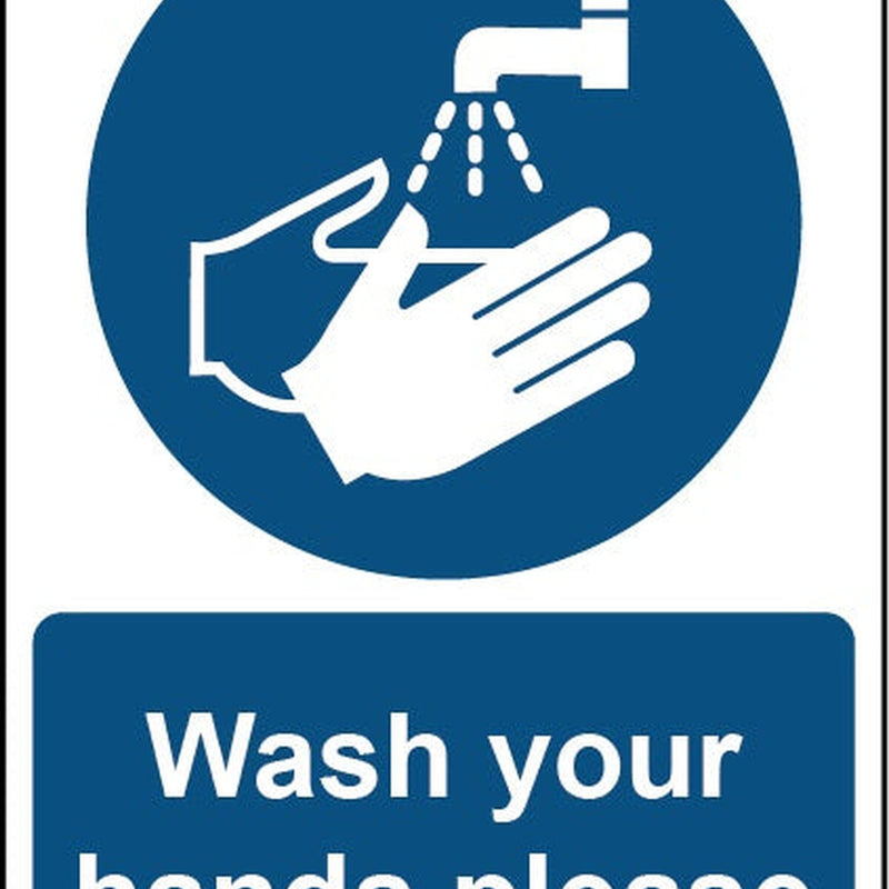 Securit Wash Your Hands Please