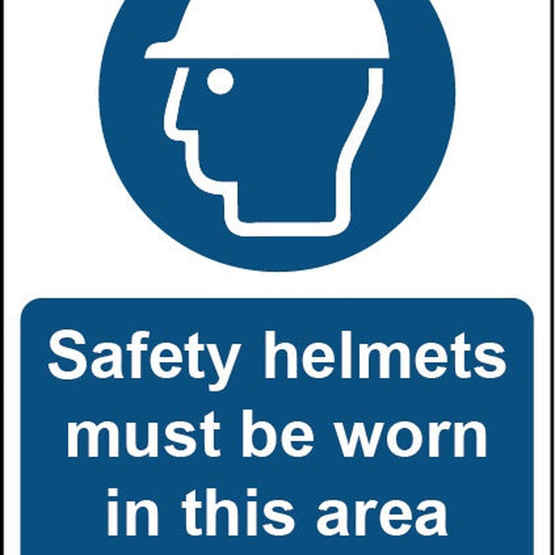 Securit Safety Helmets Must Be Worn