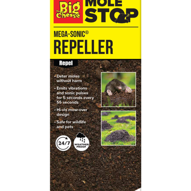 The Big Cheese Mega Sonic Mole Repeller