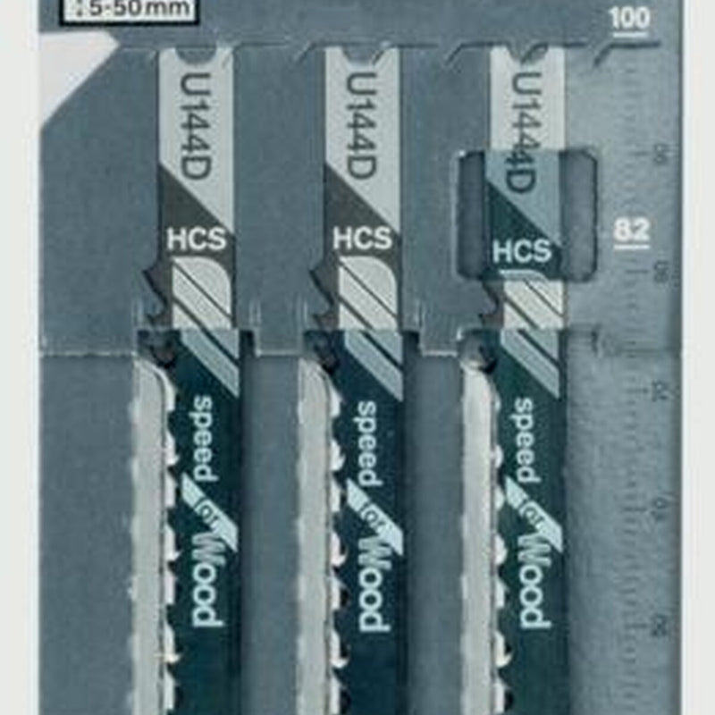 Bosch U144D Jigsaw Blade Speed For Wood Pack 3