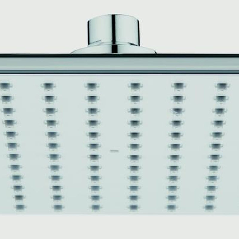 Blue Canyon Lazio Chrome Square Fixed Shower Head 22cm