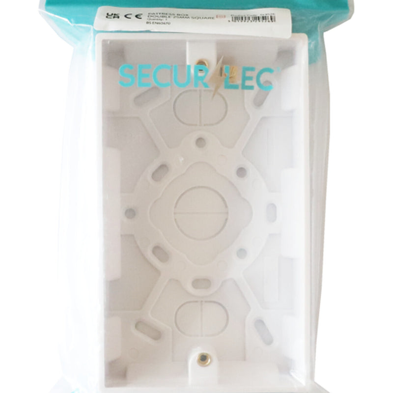 Securlec Double Pattress Box 25mm