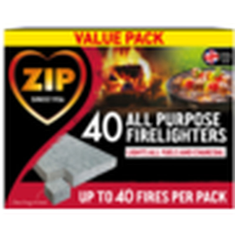 Zip Firelighters Value Pack 40