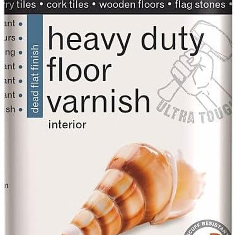 Polyvine Dead Flat Heavy Duty Wood Varnish 1L