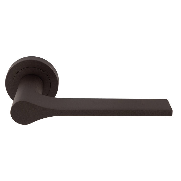 Vela Lever On Concealed Fix Round Rose Buo (Matt Bronze) - Matt Bronze