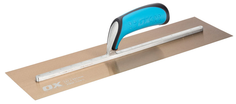 OX Pro Stainless Steel Plasterers Trowel - 127 X 457mm / 18in