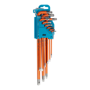 OX Pro Tamperproof Torx Key Long 9pc Set