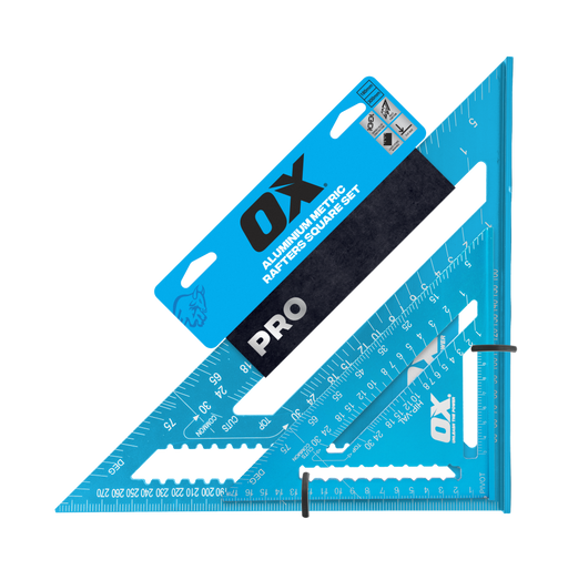 OX Pro Aluminium Metric Rafters Square Set - 180mm & 300mm