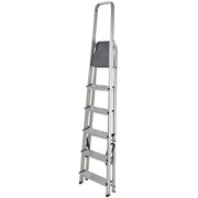 Werner Platform Stepladder 6 Tread High Handrail