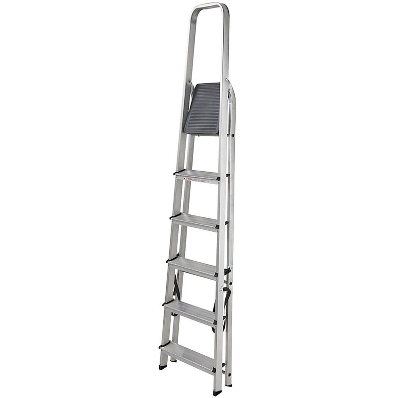 Werner Platform Stepladder 6 Tread High Handrail
