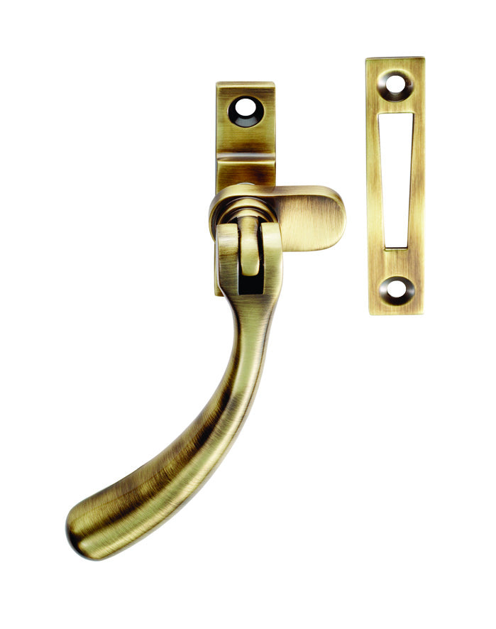 Bulb End Casement Fastener (Suitable For Weather Stripped Windows) - Florentine Bronze 98MM