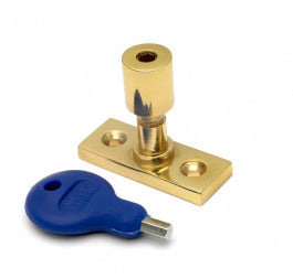 Locking Casement Stay Pin - Polished Brass 40 x 15MM