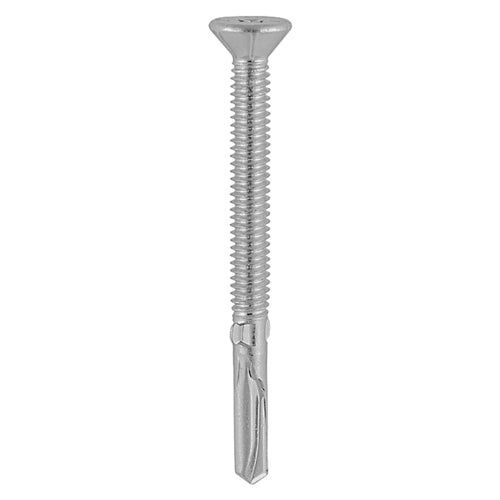 TIMCO Self-Drilling Wing-Tip Steel to Timber Heavy Section A2 Stainless Steel Bi-Metal Screws - 5.5 x