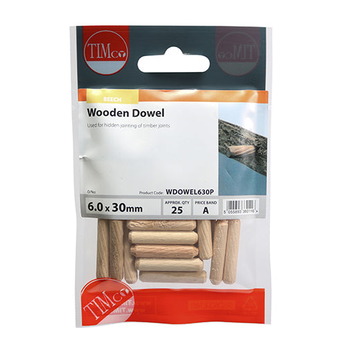 TIMCO Wooden Dowels