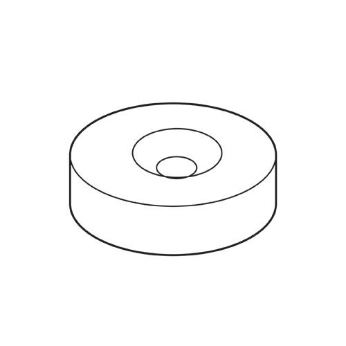 WP-CDJ300/27 - Edge guide 28.7mm diameter x 4mm Green