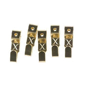 X-Hooks No.1 Small Brass Plated Picture Hooks (Pack of 50)