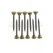 X-Hooks No.1 Small Brass Plated Picture Hooks (Pack of 50)