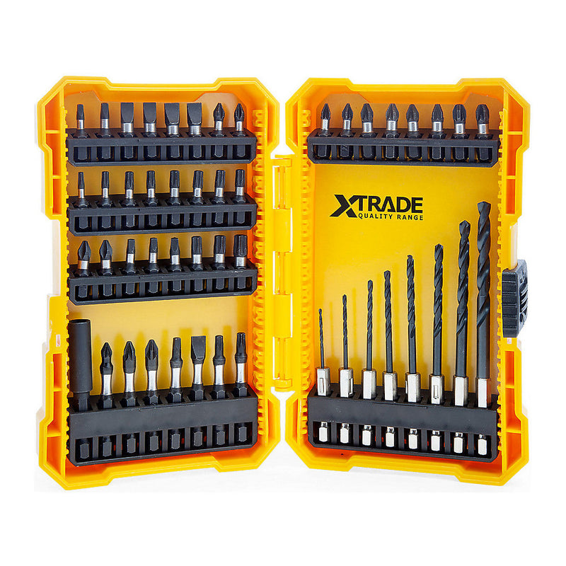 XTrade 48 Piece Drill & Impact Drive Set 1.5-6mm HSS Drill Bits - X0900075
